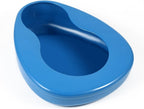 ONEDONE Bedpan for Elderly Females Heavy Duty Bed Pans for Elderly Men Women Thick Large Bedpans for Bedridden Patient Hospital Home Bed Pan Emergency Device (Blue)