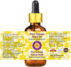 Deve Herbes Tomato Seed Oil (Solanum lycopersicum) with Glass Dropper | Cold Pressed | Pure | Natural | For Diluting Essential oils | For Skin & Massage | Non-Sticky| Lightweight| Unisex | 30ml (1 oz)
