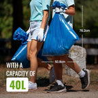 Ecobag 20 SUPER STRONG HEAVY DUTY RUBBLE SACKS 40 Litre Capacity, Blue, ECO20RB, 508mm x 762mm