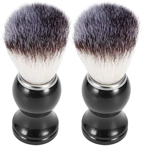 Men Shaving Brush, Light Weight Small Size Easy to Grip Shaving Brush, for Hair Salon