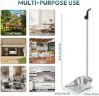 Yangbaga Dust Pans with Long Handle - 35”Heavy Duty Metal Upright Stand Up Dustpan - Long Handled Stand Up Dustpans - Best Dustpans for Home/Lobby/Shop/Garage/Yard