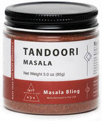 Masala Bling Tandoori Spice Blend, Authentic Indian Seasoning for Chicken, Cottage Cheese (Paneer), and Marinades, Ground Powder, 3.0 oz Jar