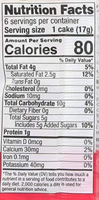 Element Snacks Organic Rice Cake Strawberry and Cream, 3.5 oz