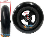 Front Caster Wheelchair Wheels, 6x1 1/4 and 5x1 1/4 with 1.60 Center Hub, 5/16" Bearings (6" x 1 1/4")