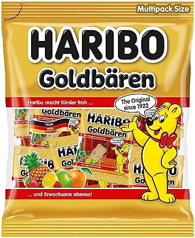 Haribo Mini Gold Bears 250grams, 18 Pc