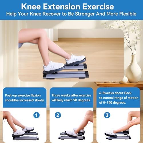 Knee Replacement Recovery Aids,Knee Surgery Recovery Equipment,Knee Glide for Knee Replacement Recovery Aids Kit Knee Therapy Exercise Strengthening Equipment for PCL MCL ACL