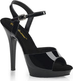 Pleaser Women's Lip-109/B/C Ankle-Strap Sandal