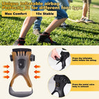 AFO Foot Drop Brace, Ankle Foot Orthosis for Men Women, Drop Foot Postural Correction Brace with Inflatable Airbag Lining, Can Be Worn with Shoes, for Recovery of Stroke Hemiplegia, [Right-L]