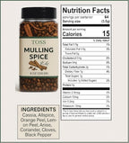 TOSS Mulling Spice Blend – 8 oz Jar | Cinnamon, Cloves, Allspice, Orange Peel & More | Perfect for Mulled Wine, Hot Cider, Tea & Holiday Beverages