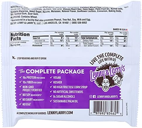 Lenny & Larry's The Complete Cookie Oatmeal Raisin, 4 oz
