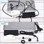 Nettbe 60 PCS 6 Inches Reusable Cable Ties, Adjustable Cord Straps Wire Organizer Cord Wrap and Hook Loop Cable Management