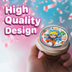 30 x Edible Cupcake Toppers – Anime Ninja Inspired Collection of Edible Cake Decorations | Uncut Edible on Wafer Sheet