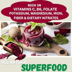 Chérie Sweet Heart Organic Beet Root Powder – Raw, Non-GMO, 1 LB – Natural Energy Boost, Supports Circulation, Detox, & Heart Health – Vegan, Gluten-Free