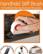 Window Track Cleaning Brush - 6PCS Multifunction Groove Cleaning Brush for Household Crevice Nooks and Crannies