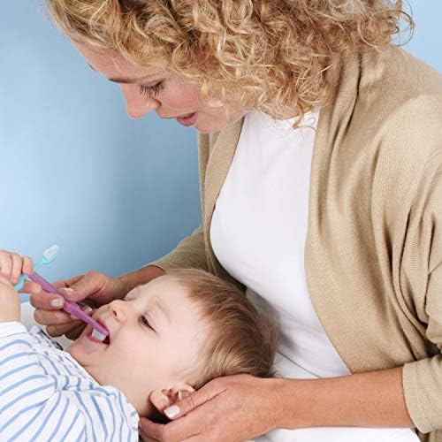 TePe Mini Extra Soft Toddler Toothbrush – Manual Child Toothbrushes Age 0-3 1Pk
