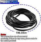 16Ft (5M) Car Door Edge Protector, Anti-Collision Car Door Entry Guard Protective Strip, No Glue Automotive Trim Doors Edge Guard (Black)