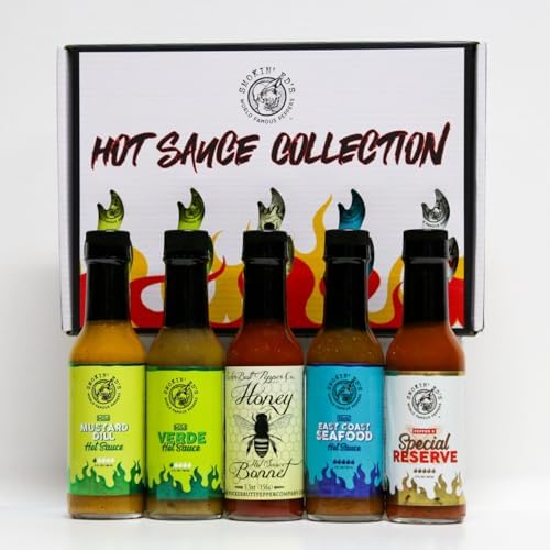 Puckerbutt x Smokin' Ed's Mild to Wild Hot Sauce Collection 5oz 5 Pack
