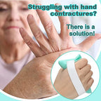 Sosation 6 Pcs Palm Grip Protector Hand Contracture Cushion with Elastic Band Sweat Resistant Soft Washable Hand Palm Protector Physical Therapy Exercisers for Right Left Finger
