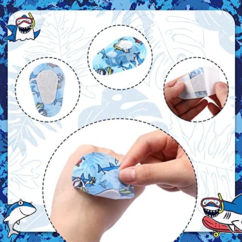 Toulite 90 Pcs Adhesive Eye Patches for Kids Boys Breathable Boy Eye Patch Bulk Cute Adhesive Bandages for Amblyopia Light Blocking Lazy Eyes Toddler Boys Girls, 9 Styles