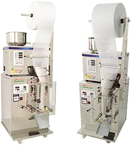 CGOLDENWALL Full Automatic Stainless Steel Powder Packaging Filling Machine Herb/Tea/Powder/Food Packing Machine Teabag Packing Machine Automatic Measuring Packaging Machine (Filling Range:2-100g)
