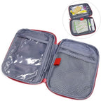 Faylapa 3 Pcs Mini Empty First Aid Bag, 7x5 inches Mini Portable Medical Pouch, Travel Emergency Multifunction Emergency Storage Bag for Hiking, Home, Travel, Camping, Outdoor, Car, Office(Bag Only)