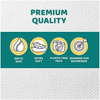 Papernet Jumbo Roll Toilet Tissue | Compatible with Universal Dispenser | 8 Rolls 2 ply 700’ x 3.4’