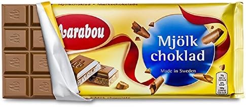 10 Bars x 200g of Marabou Mjolkchoklad - Original - Swedish - Milk Chocolate