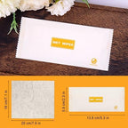 100 pcs Wet Wipes Individually Wrapped, Lemon Travel Wipes, Clean Wipe Individual Wipes Bulk for Travel with Aloe for Butt, Hands, Face Cleaning, Daily Use
