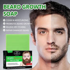 AICHUN BEAUTY Beard Growth Shampoo Soap Deep Cleanse Repair Damaged Beard Refreshing Facial Hair 100g / 3.5oz