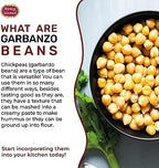 Garbanzo Beans - Chickpeas Dried 4 LB Bag - All Natural, Sproutable, Perfect for Hummus - by Spicy World
