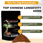 Lost Empire Herbs He Shou Wu 10:1 Extract Powder | Polygonum multiflorum or Fo-Ti Traditionally Prepared Roots for Jing (100 Grams)