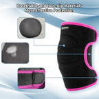 Kids Elbow Brace Arm Sleeve, Adjustable Sport Elbow Protector Breathable Elbow Sleeve with Double Magic Stick Compression Elbow Sleeve Elbow Support for Tennis Football Cycling Golf Basketball