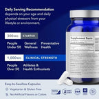 TRU NIAGEN Patented Extra Strength NAD Supplement for Brain Function, Anti Aging, Cell Regeneration | Supports Cellular Energy | Nicotinamide Riboside (NR) | 30-1000mg Servings (2x500mg, Take 2 Daily)
