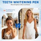 Teeth Whitening Pen - No Sensitivity Teeth Whitening Gel Kits for Stain Removal, Professionally Gentle Teeth Whitener for Brighter Whiter Smile, Mint (0.11 Fl Oz (Pack of 4))