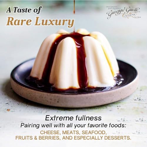 Giusti Family Reserve Balsamic Vinegar-Based Condiment - Premium Italian Condiment Based on Aceto Balsamico di Modena, Rich Flavor for Salads, Marinades & Drizzling, Made in Italy - 1.4 fl oz