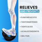 Calf Stretcher and Foot Rocker for Plantar Fasciitis - Leg Stretching Strap, Hamstring and Calf Stretcher, Suitable for Stretching Legs and Thighs