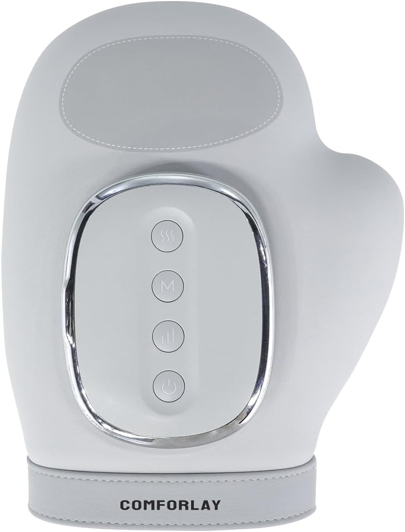 Hand Massager for Arthritis and Carpal Tunnel, Heat and Compression Electric Hand Massager for Wrist, Finger Massage, Valentine's Day Gifts for Women Men