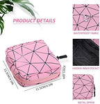 Sanitary Napkin Storage Bag with Zipper,Portable Menstrual Cup Pouch Sanitary Napkin Pads Storage Bags,Feminine First Period Bag for Teen Girls Women (Pink)