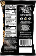 Pretzel Pete Sour Cream Chive Seasoned Pretzel Medley, Single Serve Pack, Nut-Free and Sesame-Free Snack, Small Batch, Bold Flavor (1oz, Pack of 24)
