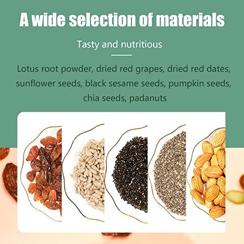 Phuumy 1.1lb Chia Seeds & Nuts Lotus Root Soup,Made With Lotus Root Powder And Osmanthus, Thickened With Corn Starch Powder
