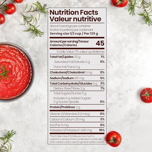 Tuscanini Italian Tomato Puree, Premium Italian Passata, 24.7oz (2 Pack) | Resealable, Product of Italy
