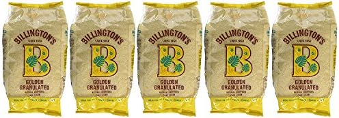 Billingtons Golden Granulated Sugar 1 kg (Pack of 5)