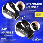 Core Prodigy Heavy Duty Exercise Handles - Grip Attachments for Cable Machine Pulleys, Gym Equipment, Resistance Bands, and Weight Lifting