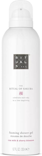 RITUALS Sakura Foaming Shower Gel, Rice Milk & Cherry Blossom, 6.7 fl oz
