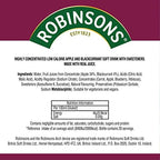 Robinsons Mini Apple & Blackcurrant On-The-Go Squash 66ml (Pack of 2)