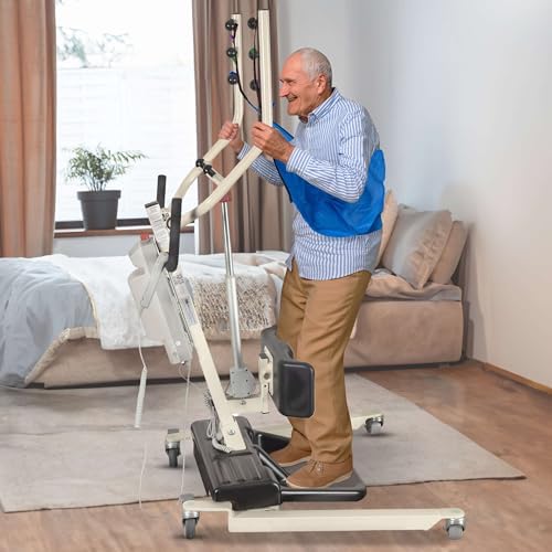 Medacure Sit to Stand Lift Sling - Bariatric Sling for Stand Assist Lifts with Universal Compatibility with Sara Stedy, Lumex, ProHeal, Invacare, and More - 72" W x 15" L