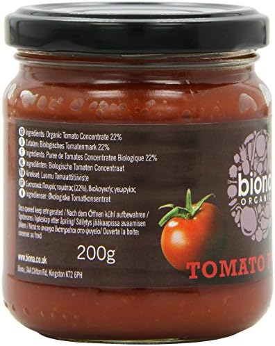 Biona Organic Tomato Puree 200g - Pack of 2