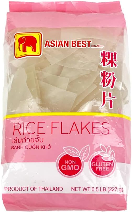 Rice Flake Noodles Asian Best, 8 oz. Packages (Set of 2)