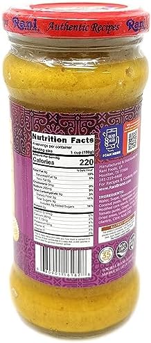 Rani Korma Curry Vegan Simmer Sauce (Rich Coconut, Onion, Garlic & Spices) 14oz (400g) Glass Jar ~ Easy to Use | Vegan | No Colors | All Natural | NON-GMO | Gluten Free | Indian Origin