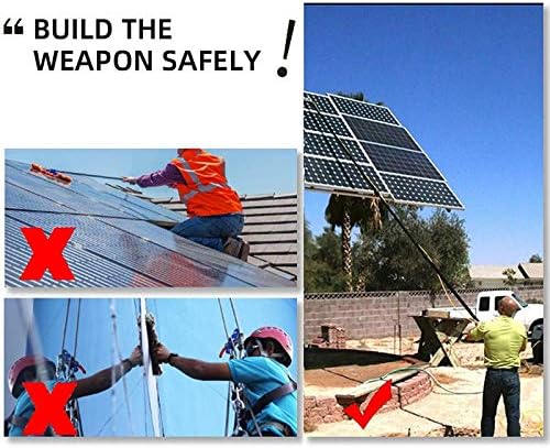 3.6-11M Water Fed Pole Kit, Window and Solar Cleaning Pole W/Brush Window and Solar Panel Cleaning System Windows Cleaning & Washing Tool,18FT/5.4M